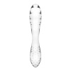 Двусторонний стеклянный дилдо Satisfyer Dazzling Crystal 1 Transparent, очень прочный, без стоппера || Двосторонній скляний дилдо Satisfyer Dazzling Crystal 1 Transparent, дуже міцний, без стопера