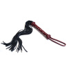 Флоггер Liebe Seele Wine Red Studded Flogger, натуральная кожа