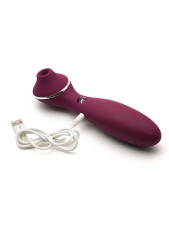 Вакуумный вибратор KISTOY Polly Plus Violet || Вакуумний вібратор KISTOY Polly Plus Violet