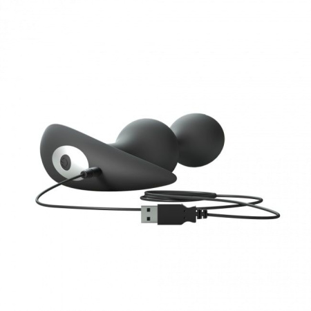 Анальный стимулятор, гибкий с вибрацией Love To Love TWINNY BUD Black || Анальний стимулятор, гнучкий з вібрацією Love To Love TWINNY BUD Black