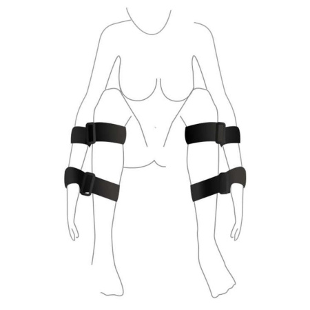 Набор для фиксации Art of Sex – BDSM Hands to feet Simple || Набір для фіксації Art of Sex – BDSM Hands to feet Simple