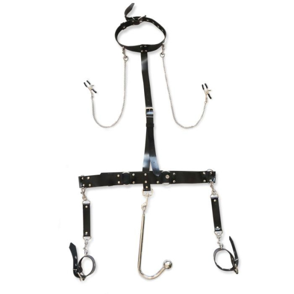 Бондажный набор с металлическим анальным крюком Art of Sex Bridget Bondage set with anal hook № 2