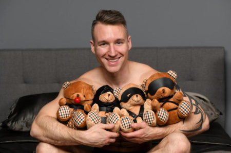 Игрушка плюшевый медведь HOODED Teddy Bear Plush, 23x16x12см || Іграшка плюшевий ведмідь HOODED Teddy Bear Plush, 23x16x12см