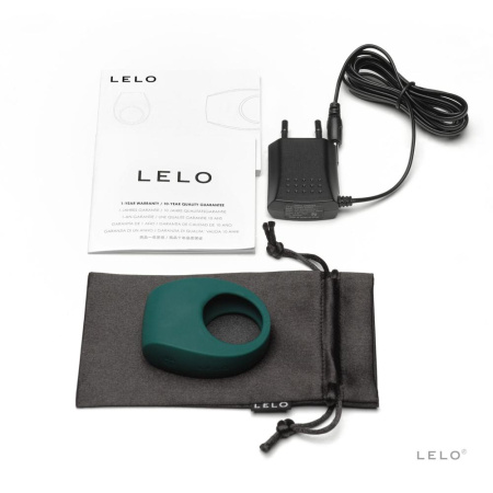 Эрекционное кольцо с вибрацией LELO Tor 2 Green || Ерекційне кільце з вібрацією LELO Tor 2 Green