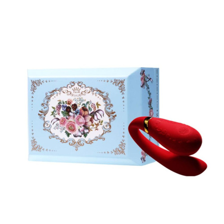 Смартвибратор для пар Zalo — Fanfan Bright Red || Смартвібратор для пар Zalo — Fanfan Bright Red