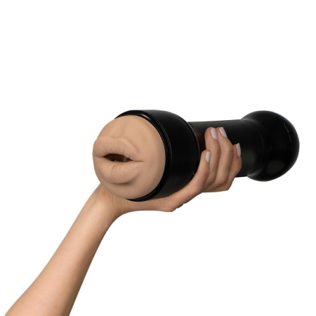 Мастурбатор-ротик Kiiroo FeelVictoria Mouth с всасывающей интерактивной насадкой PowerBlow Combo Set || Мастурбатор-ротик Kiiroo FeelVictoria Mouth зі всмоктувальною інтерактивною насадкою PowerBlow Combo