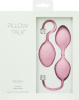 Роскошные вагинальные шарики PILLOW TALK - Frisky Pink с кристаллом, диаметр 3,2см, вес 49-75гр || Розкішні вагінальні кульки PILLOW TALK - Frisky Pink з кристалом, діаметр 3,2 см, вага 49-75гр